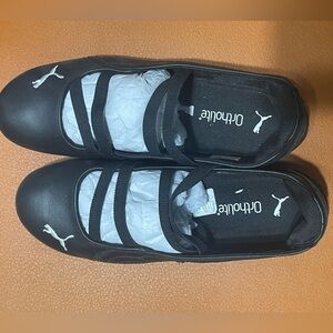 Puma Black and White Ballet Shoes